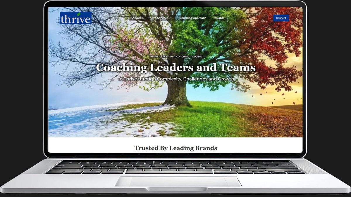 The Thrive leadership coaching website